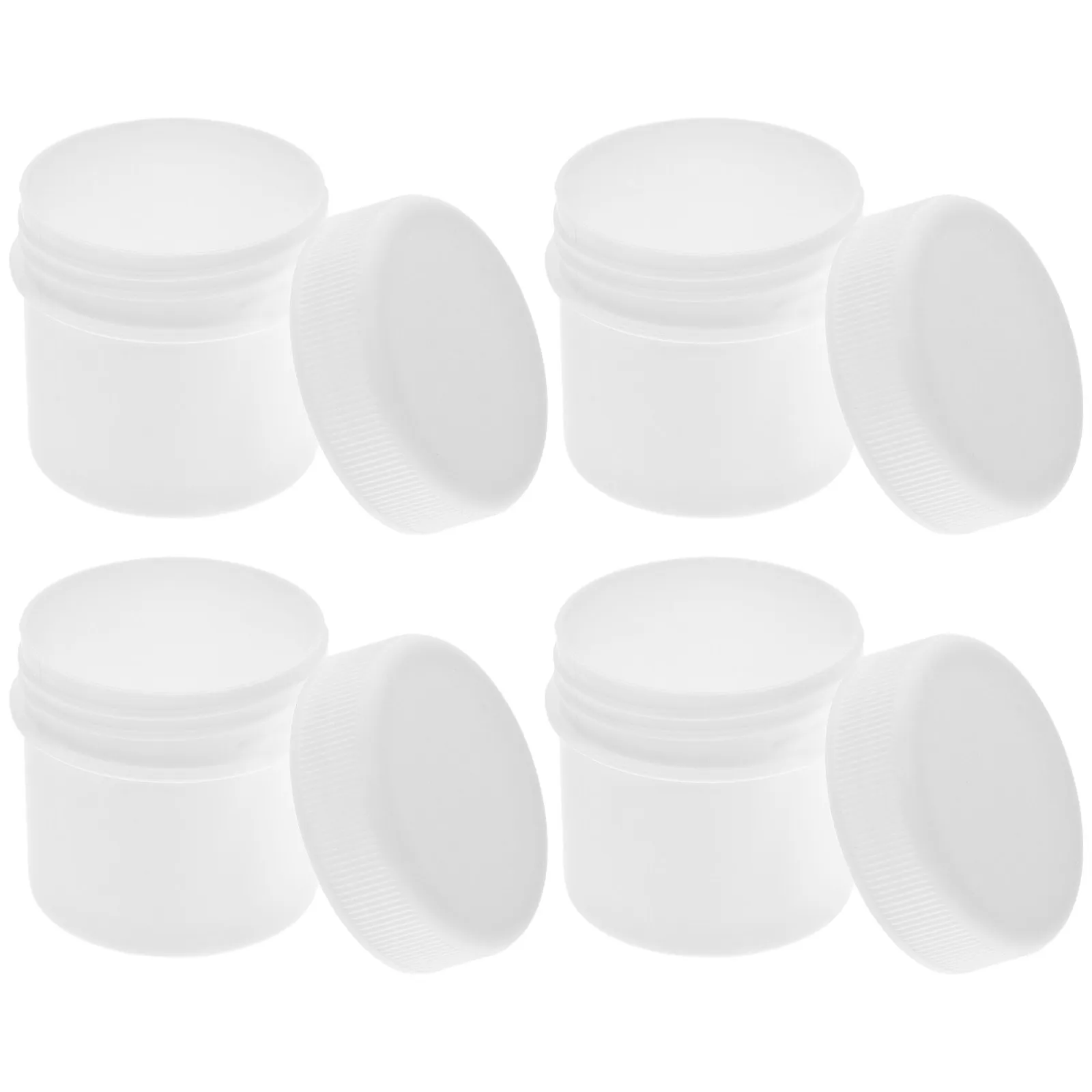6Pcs 튼튼한 플라스틱 페인트 버킷(밀폐형 뚜껑 포함) 30Ml 잉크 솔더 페이스트 페인트 코팅 안료 야외 스튜디오 휴대용