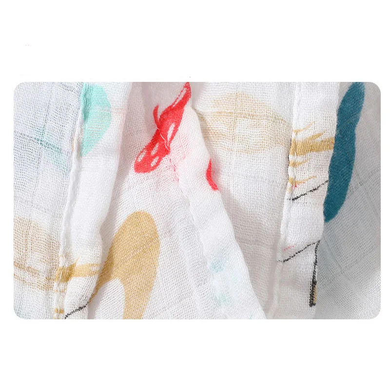 EezKoala Fashion changing mat 100% Cotton Baby Muslin Swaddle Blanket 110*120cm  Newborn Bath Towel Infant Wrap 5