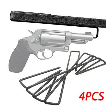 Tactical 4pcs Pistol Hanger Solution Gun Safe Handgun Hook Rack Holder Organizer Storage per scaffali e casseforti accessorio per la caccia