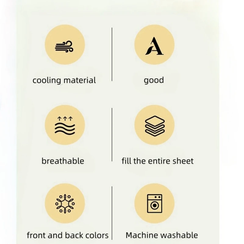 Soft Cooling Blanket Lightweight Smooth Air Condition Comforter Lightweight Summer Cool Quilt Double Side Cold Bedspread summer quilt summer quilt set bed comforter
