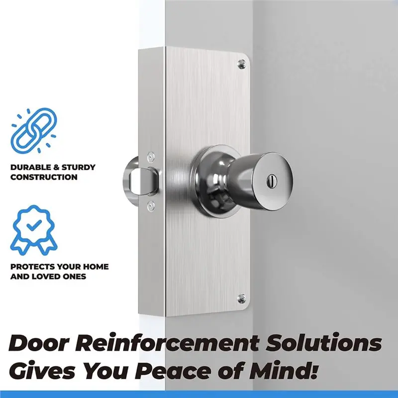 Stainless Steel Door Reinforcement Plate for Enhanced Security