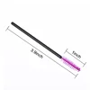 Wholesale 200 PCS Disposable Eyelash brush Mascara Wands Spoolies for Eye Lash Extension, Eyebrow and Makeup (Black&Rose red) 2