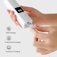 Painless USB Charging Dog Nail Grinders Rechargeable Pet Nail Clippers Quiet Electric Dog Cat Paws Nail Grooming Trimmer Tools 3