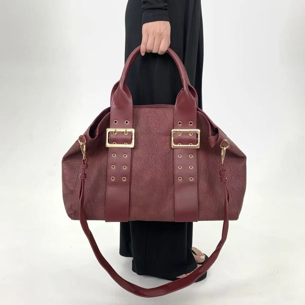 Women's Handbags Trend 2025 Designer Female Leather Shoulder Bags Luxury Brand Ladies Hand Bags Large Capacity Shopping Bag Sac