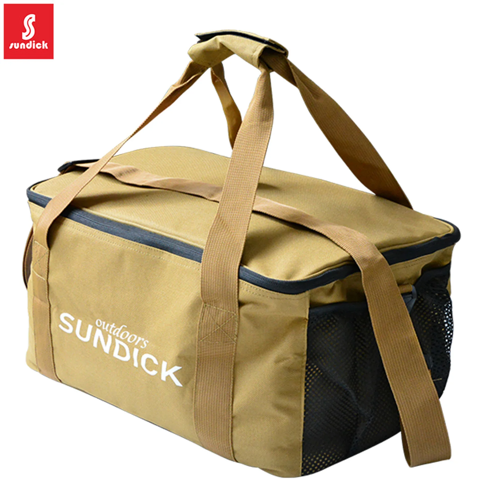 SUNDICK Outdoor Picnic Bag Handheld Waterproof Leakproof Bag Camping BBQ Travel Lunch Large Storage Beach Office
