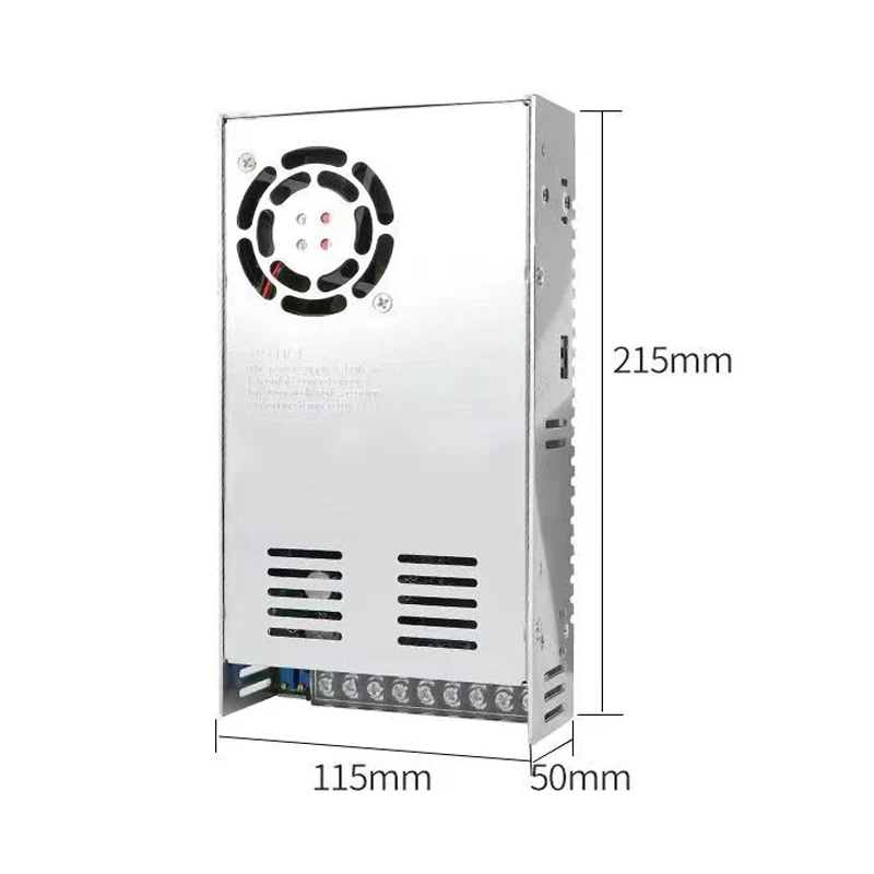 Universal AC-DC Switching Power Supply with Enclosed Aluminum Housing