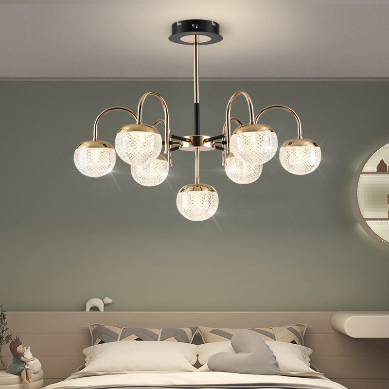Plafonnier moderne lustres de salon appartement lustre suspendu cuisine LED lustre décor à la maison plafonnier doré
