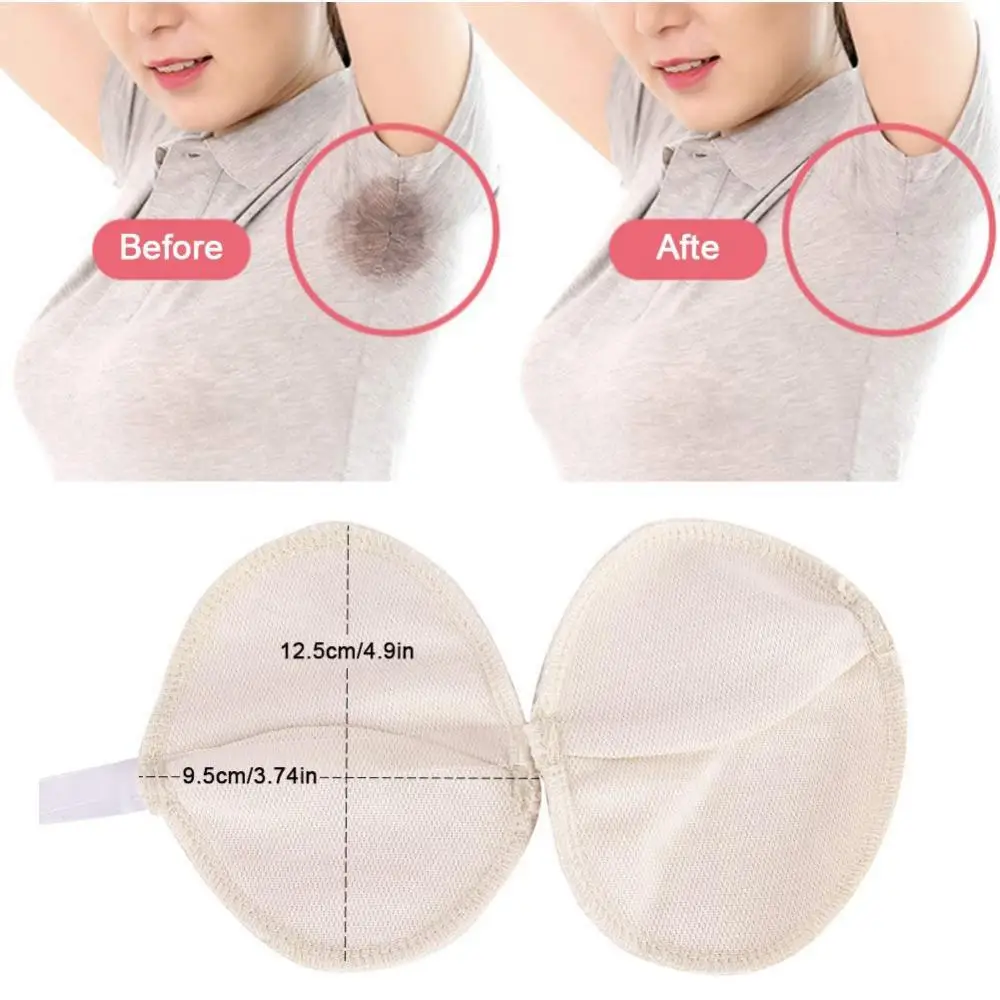 

Invisible Armpit Pads for Outdoor Soft 3 Pairs Sweat Washable Cushion Reusable Protector Clothing from Stains/Wetness/Odor