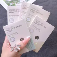 Cosmetics Makeup Tool Shrink Pores Facial Cleansing Powder Removal Oily Skin Solution Portable Blotting Sheets Oil Control Wipe 1