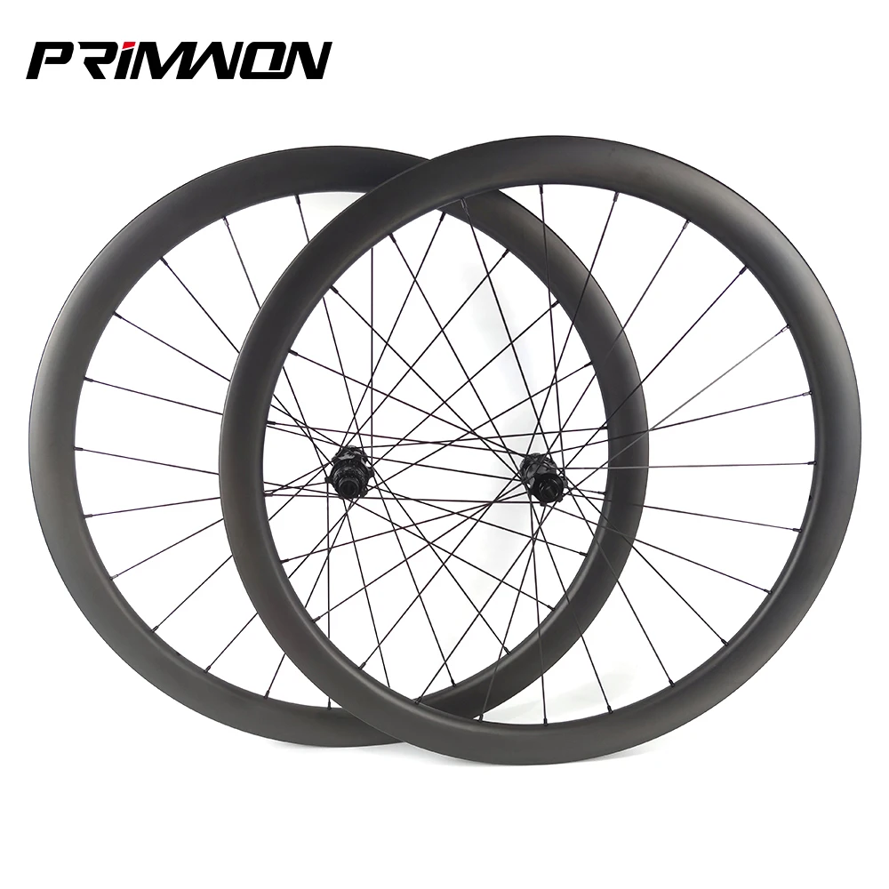 

Light 700C Road Bike Wheelset Gravel 28mm Wide Carbon Rim 30/35/40/45/50/55/60mm Deep Hook Hookless Tubeless Ratchet Hub HG XDR