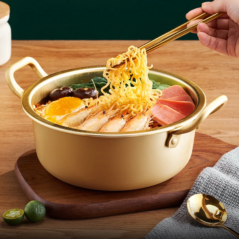 GIANXI coreano Ramen Noodle Cooker cottura calda istantaneo aluminiuminium  zuppa Shabu stufato coperchio Ramyun pentole pentola giapponese
