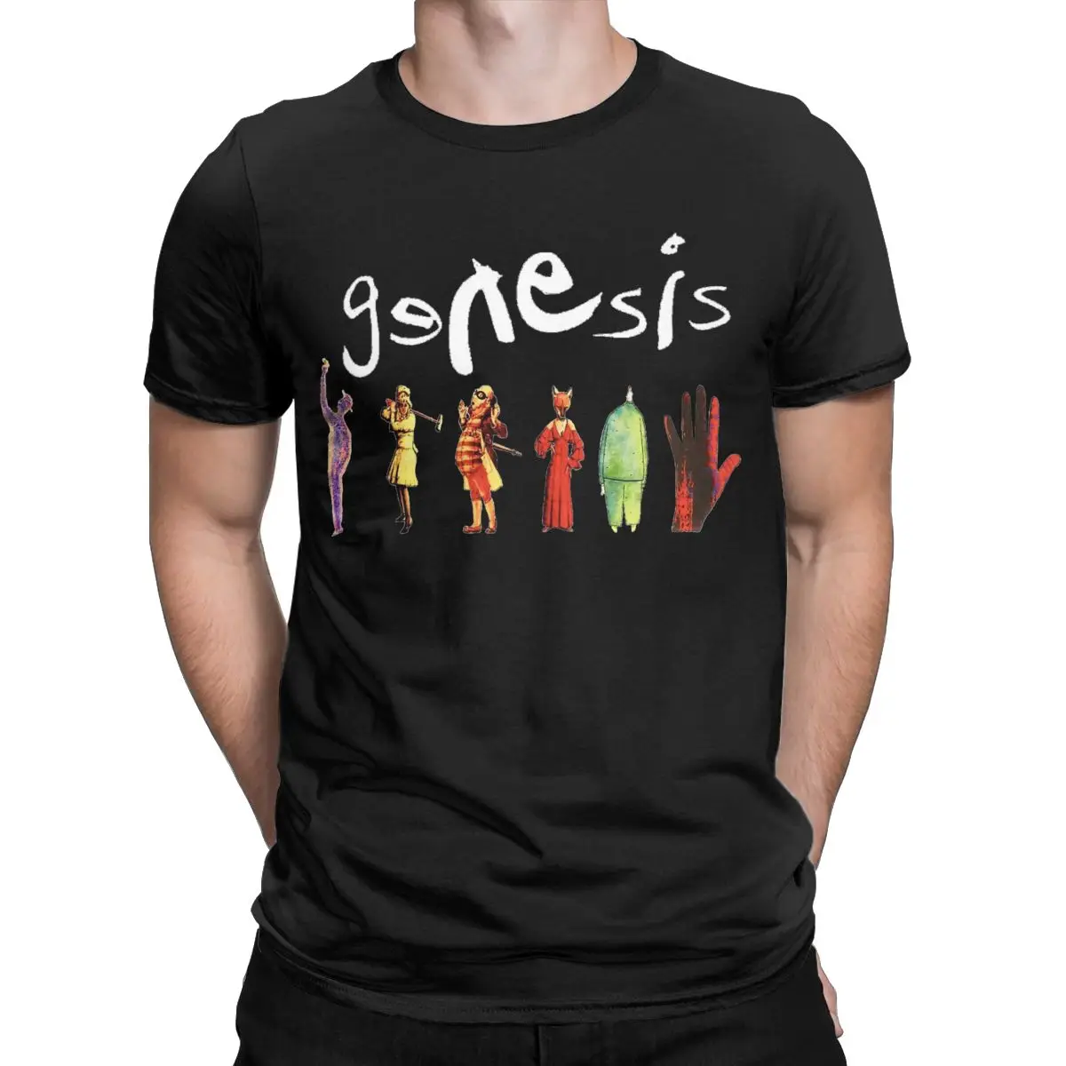 Men's Pure Cotton Crew Neck Short Sleeve T-Shirt - Party Tops