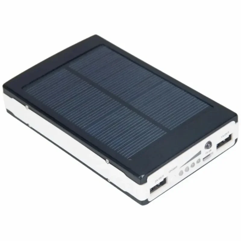 New 50000mAh Portable Solar Power Bank Double USB External Battery Charger Cases Fast Charging for iPhone Series Samsung Xiaomi 5
