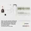 JCS1 Jucai Pro Starship Series Professional Hair Clipper 20W Fast Charge Brushless Motor Oil Head Electric Men Trimmer Barber 6