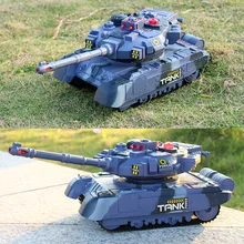 

RC Tank 40CM 1/20 Infrared Remote Control Tank 360° Rotation Gun Barrel With LED Electronic Car Toy For Children Boys Gifts