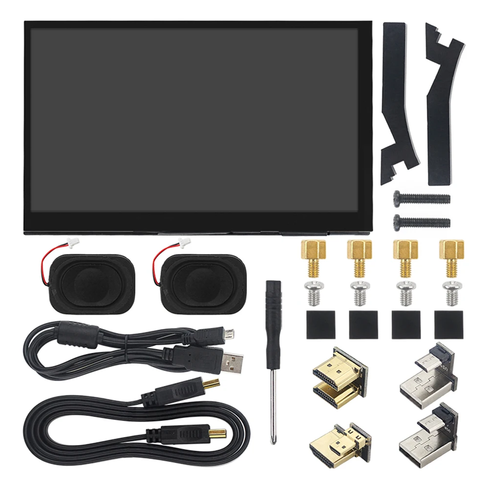 7 Inch IPS Touch Screen Display Module For Raspberry Pi 1024x600 Display GT911 5 Points Touch Panel Modules For Mini PC Monitor