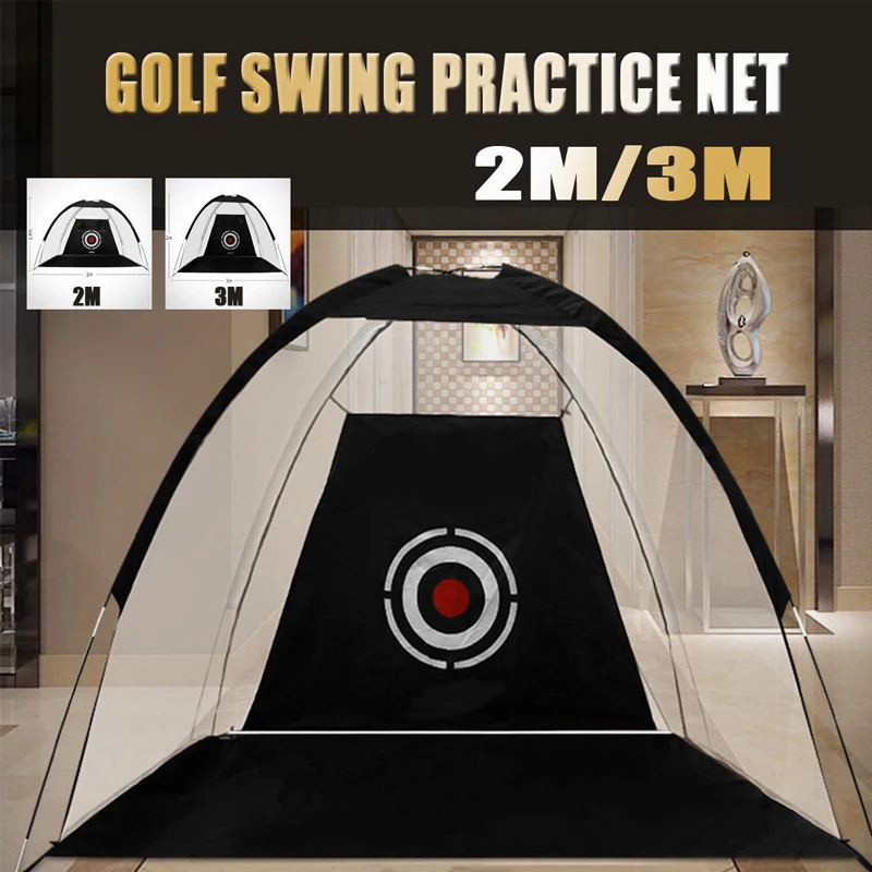 3M Golf Ball Practice Training Hit Net Cage Men Standing Bag Hitting Target Tent Driving Swing Tent Golf Hole No Magnetic XA147A