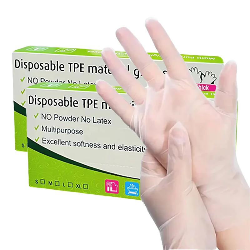 TPE Disposable Kitchen Gloves Anti-oil Cleaning 200/300PCS