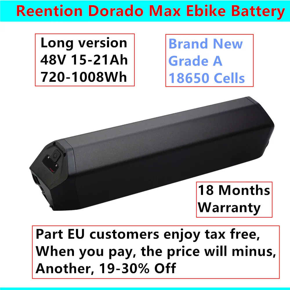 Hidden Ebike Battery 48V 20Ah 