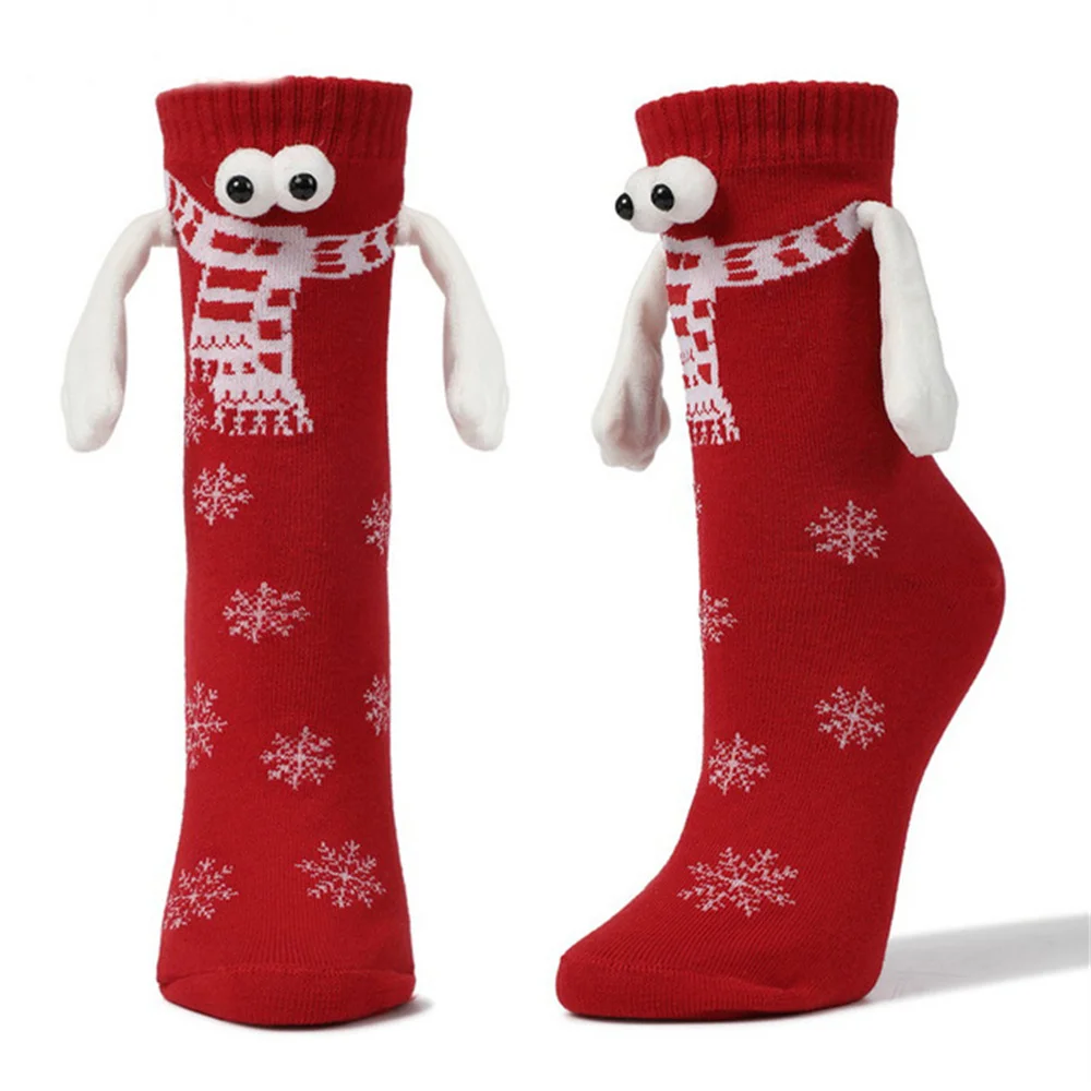 Funny Christmas Socks Women Men Couple Hands Holding Socks - Temu Canada