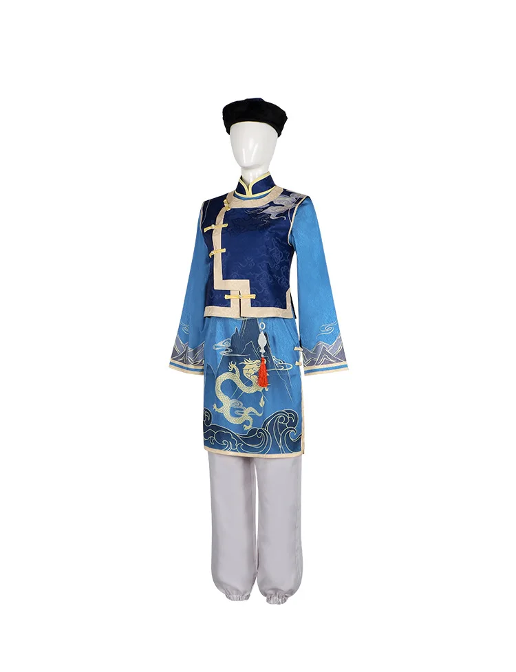 Identity V: Painter Changsheng | Green Traditional Cheongsam Cosplay Costume 17 Identity V Painter Changsheng Green Traditional Cheongsam Cosplay Costume
