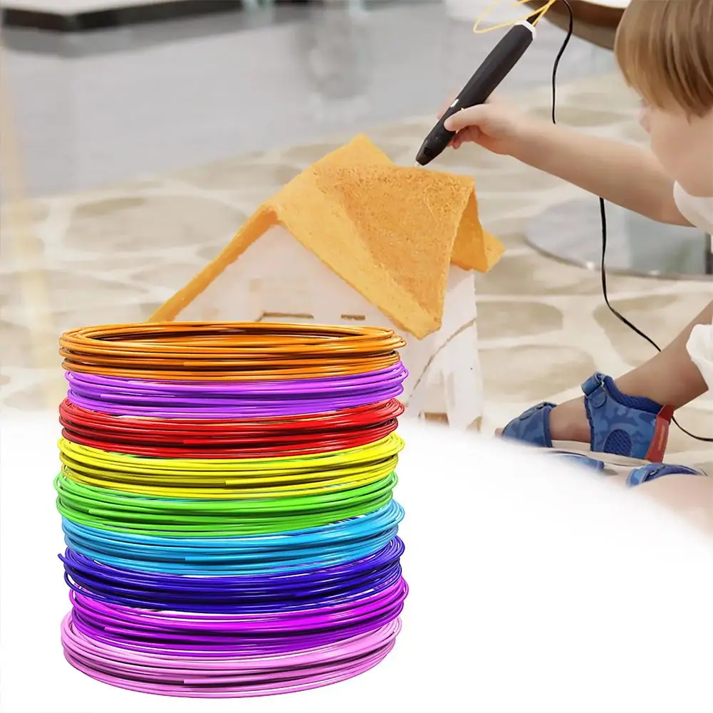 20colors 1.75mm 3D Printer Filament PLA Filament For 3D Pens Eco-friendly Materials 3 Meters/color M1A5