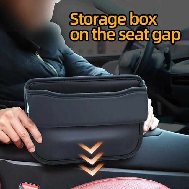 Pu Leder Autos itz Spalt Aufbewahrung sbox Vordersitz Organizer für Handy  Schlüssel Auto Interieur Zubehör Gadget - AliExpress