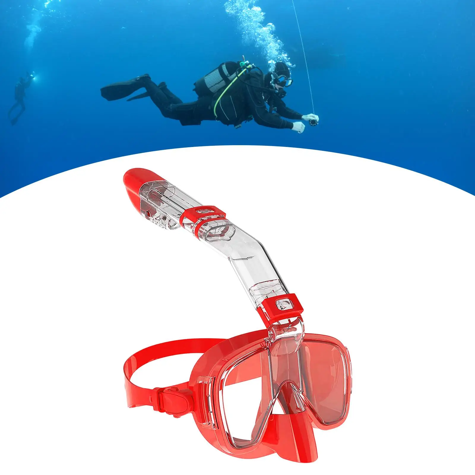 Snorkel Set Portable Snorkeling Gear for Scuba Diving Swimming Accessories