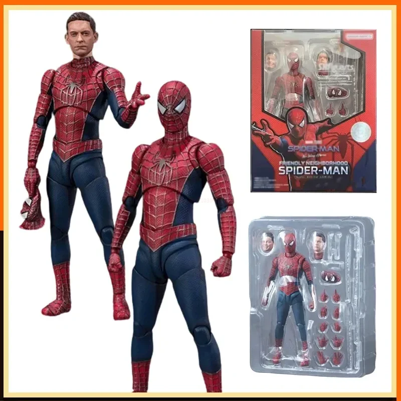 

Hot Toys Spiderman 3 Tobey Maguire Anime Figure Shf Spider-man 3 Action Figures Collction Miles Pvc Statue Model Decoration Gift