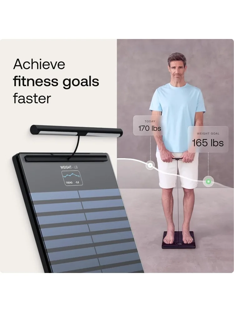 Smart Scales with Full Body Analysis  Bone Density, Visceral Fat, Digital Personal Scales/Body Fat Scales with Bluetooth 3