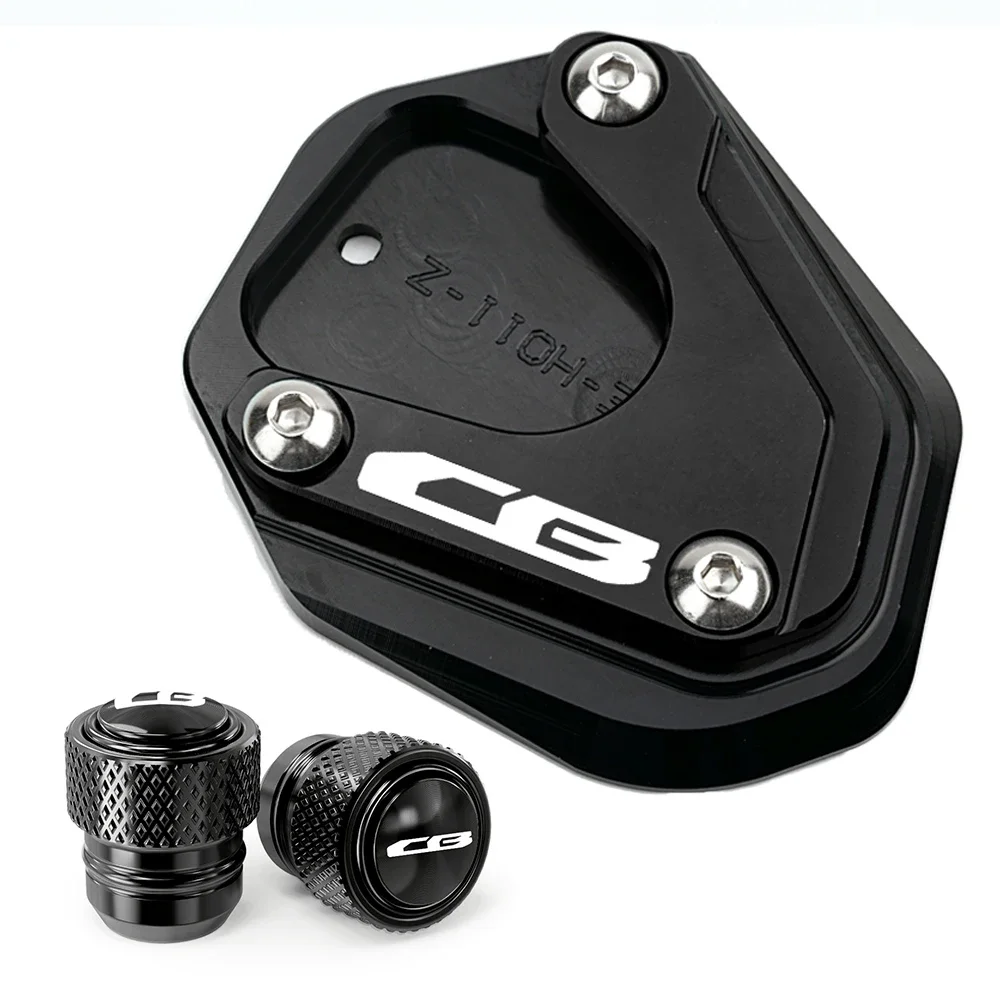 CNC AI Motorcycle Kickstand Side Stand Foot Extension Pad For Honda CB650R CB500F CB500X CB400X CB300R CB125R motorcycle kickstand pad