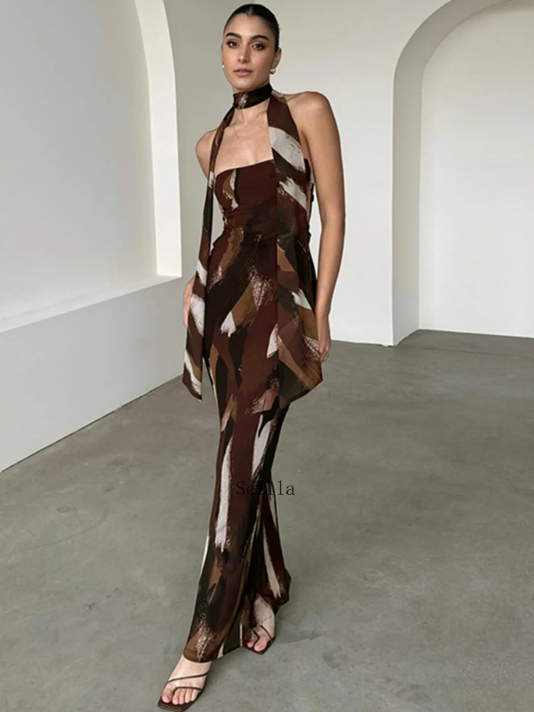 

Женское платье с открытой спиной, без рукавов, без бретелек