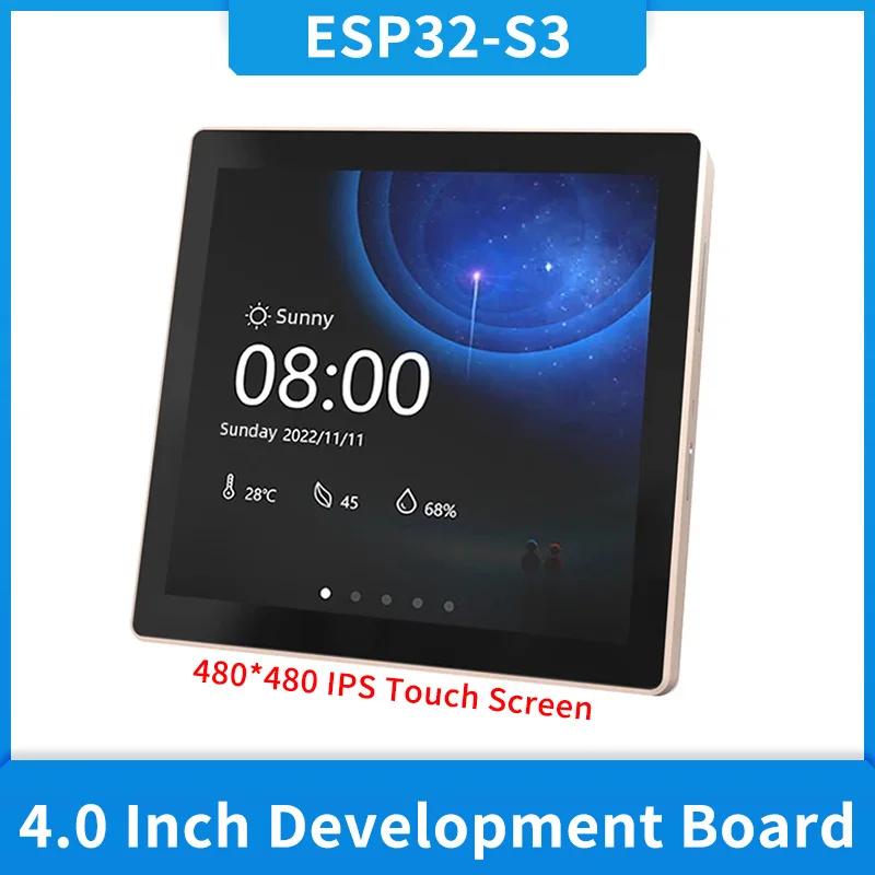 Conselho de Desenvolvimento para Arduino Smart Display Módulo Tft Lcd Ips Touch Screen Wi-fi Bluetooth Lvgl 480×480 4.0 Esp32-s3