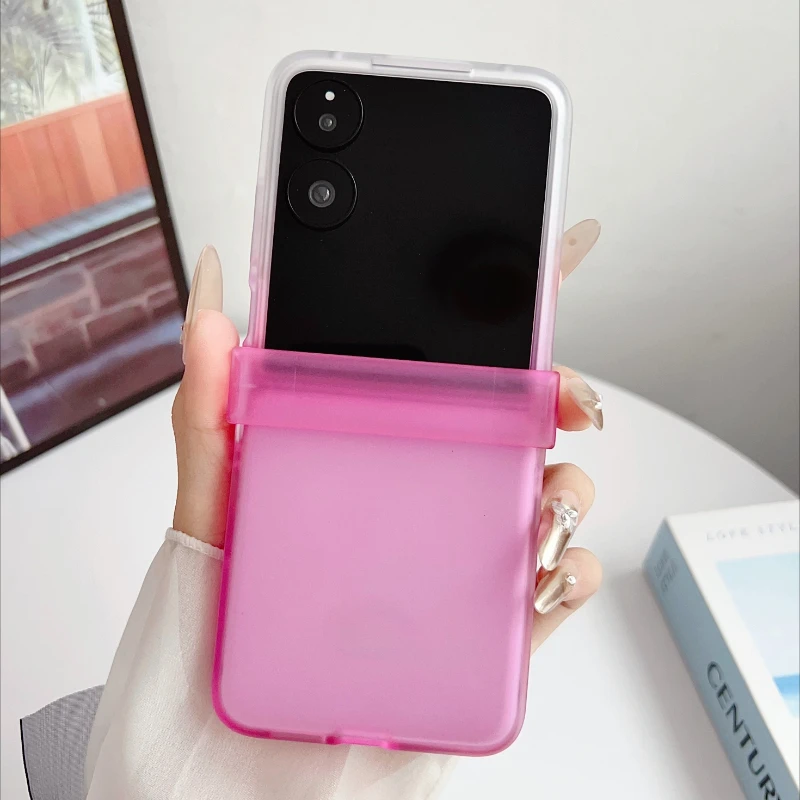 Translucent Frosted Candy Color Gradient Case - 3-Piece Set
