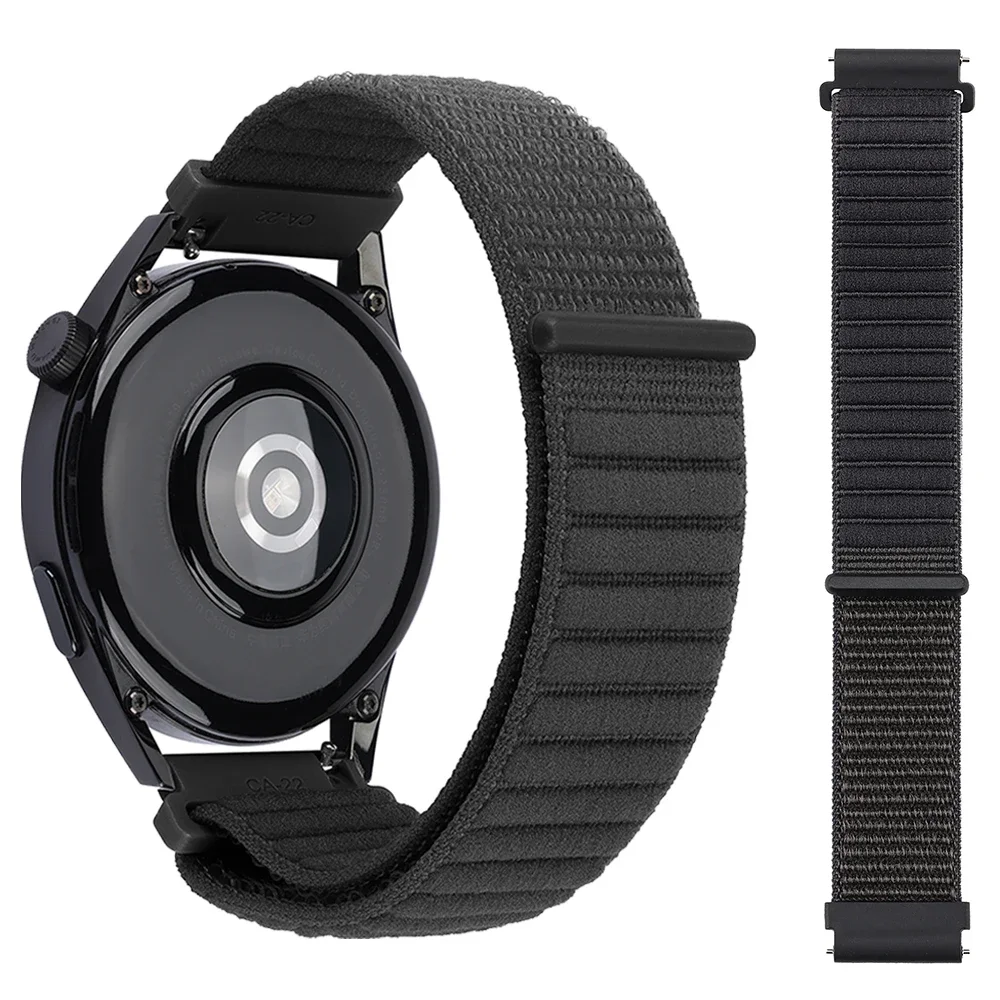 Braided Nylon Sports Watch Strap, 20-22mm