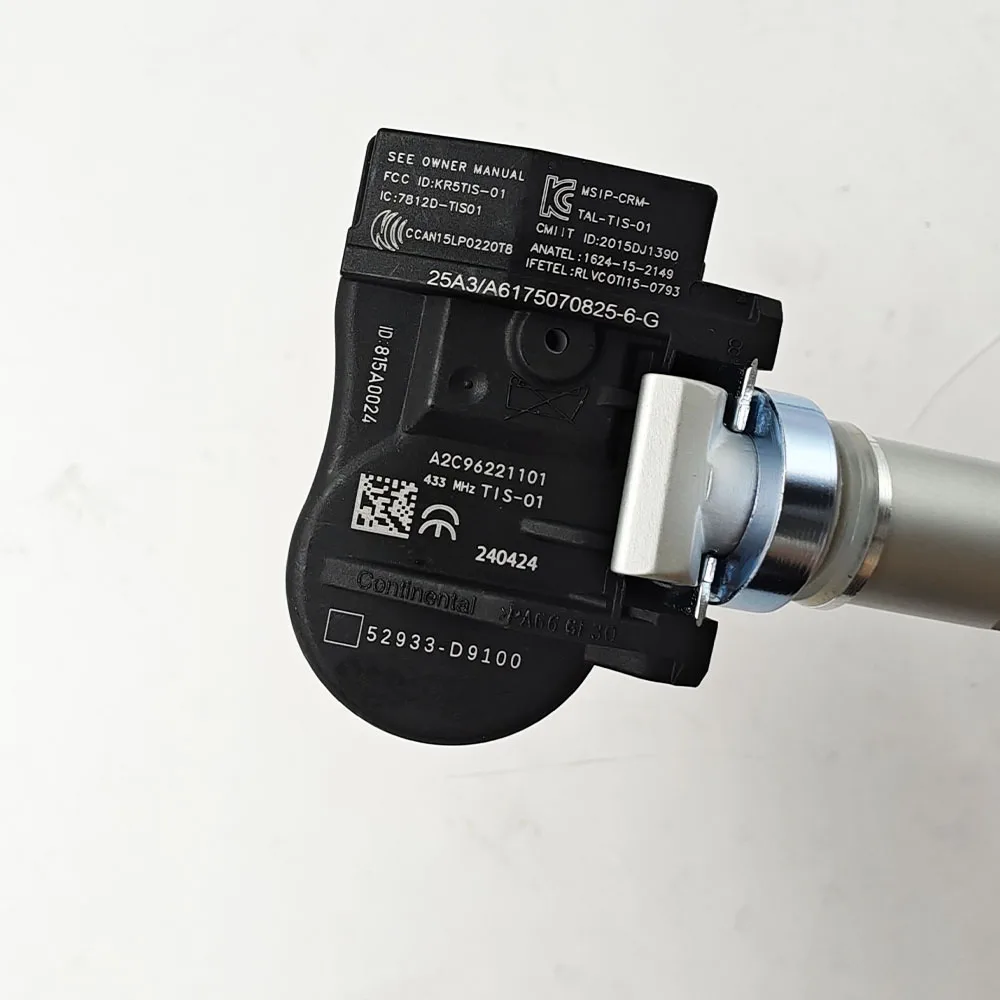 TPMS Ÿ̾ з ,  Ʈ ڳ  ҿ Ƽ, 433Mhz, 52933-D9100, 52933-D4100, 52933-F2000, 1 , 4 