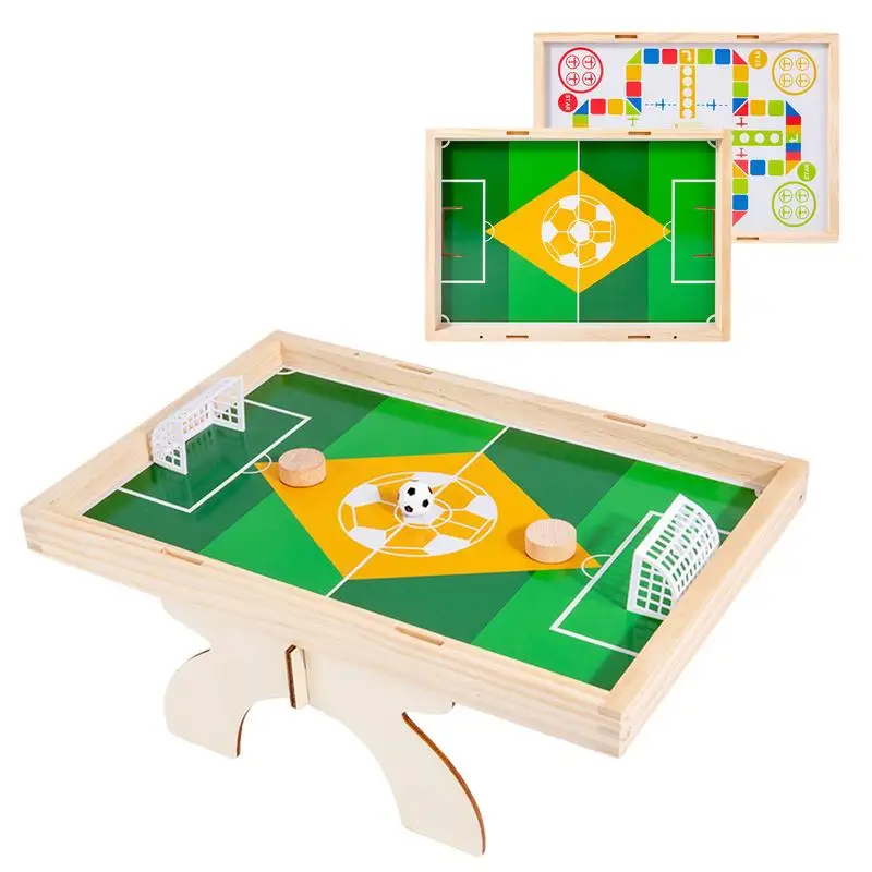 

Wood Soccer Board Game Wooden Soccer Game For Kids Funny And Challenging Fine Motor Skills Toys For Living Room Bedroom