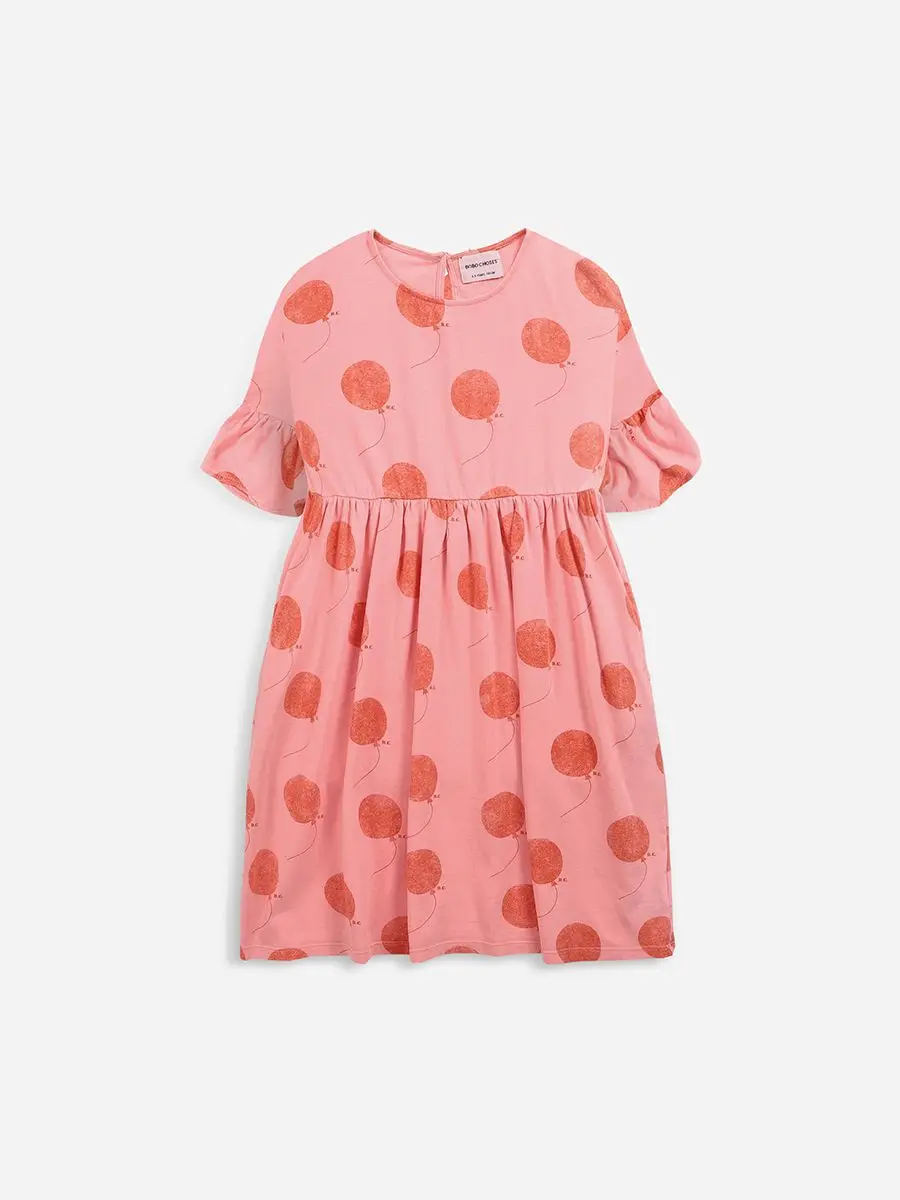 cute baby dresses online Kids Dress For Girls 2022 New Spring Summer BC Baby Print Cotton Short Sleeve Princess Dress Toddler Children's Outwear Clothing boutique baby dresses