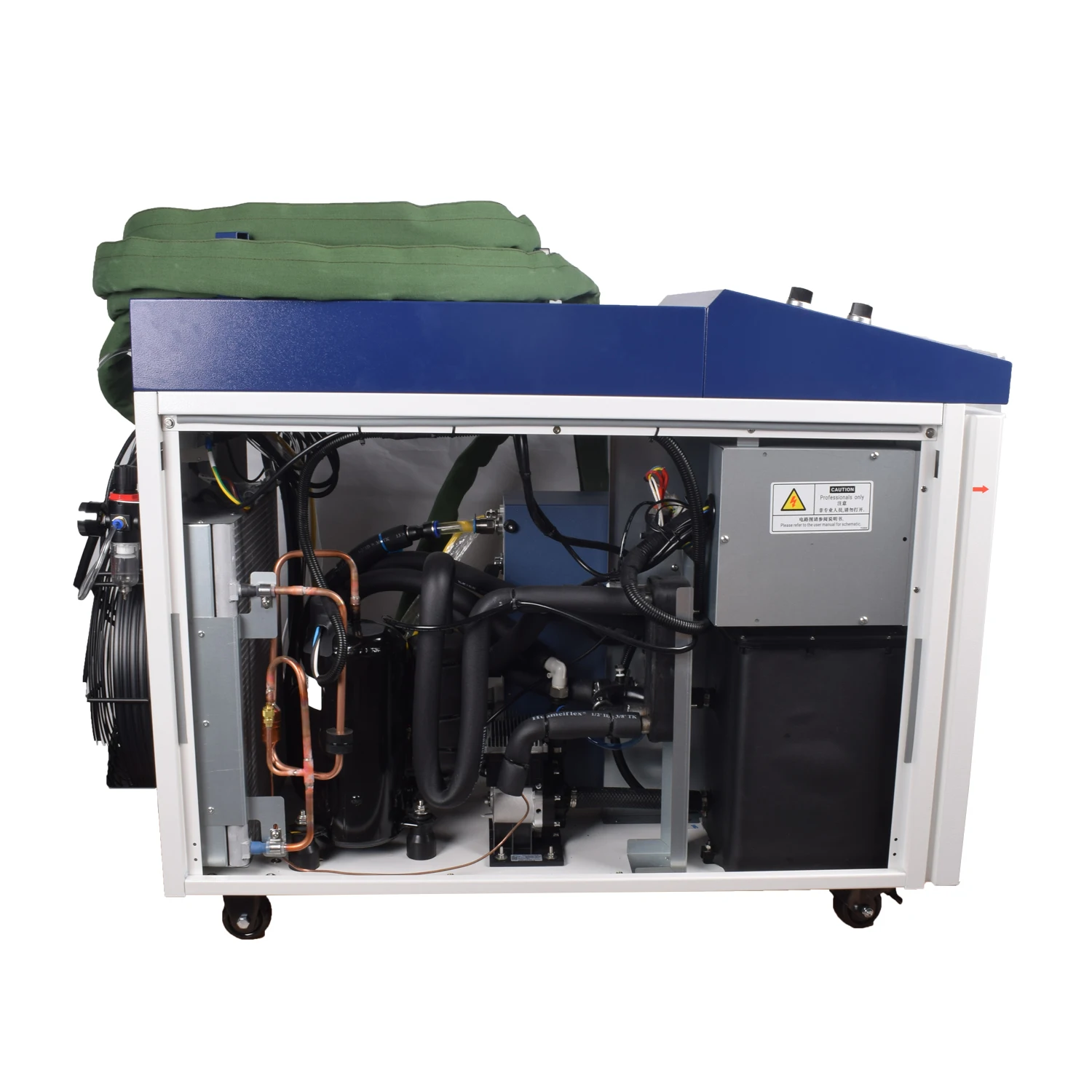 RAYCUS 4IN1 3000W Handgeführter Wassergekühlter Faserlaser-Schweißgerät mit Einzeldrahtvorschub und 10M Glasfaserkabel für Metallschweißen und -schneiden – Detail 23