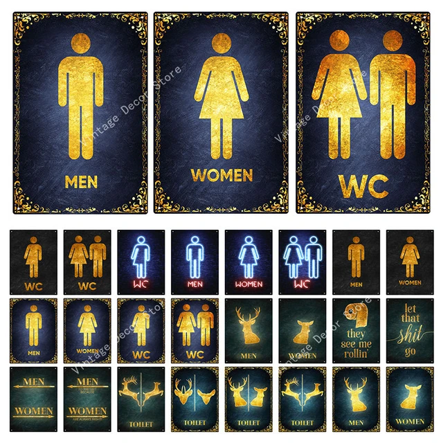Funny Men Bathroom Signs