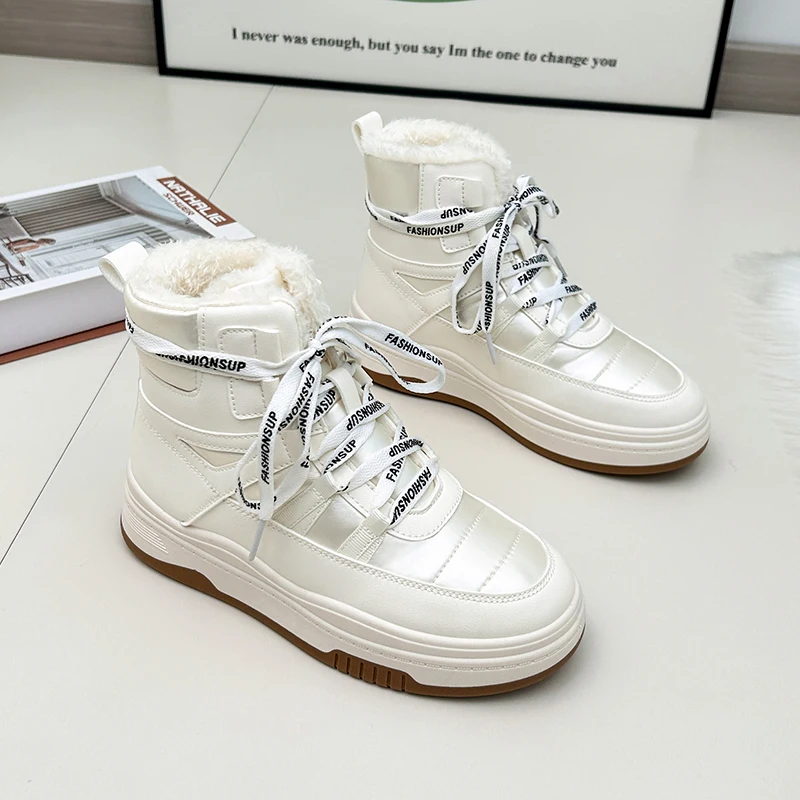 

Women's Winter Snow Boots Waterproof Non-Slip Comfortable Warm Plush Lining Outdoor Ski Ankle Boots