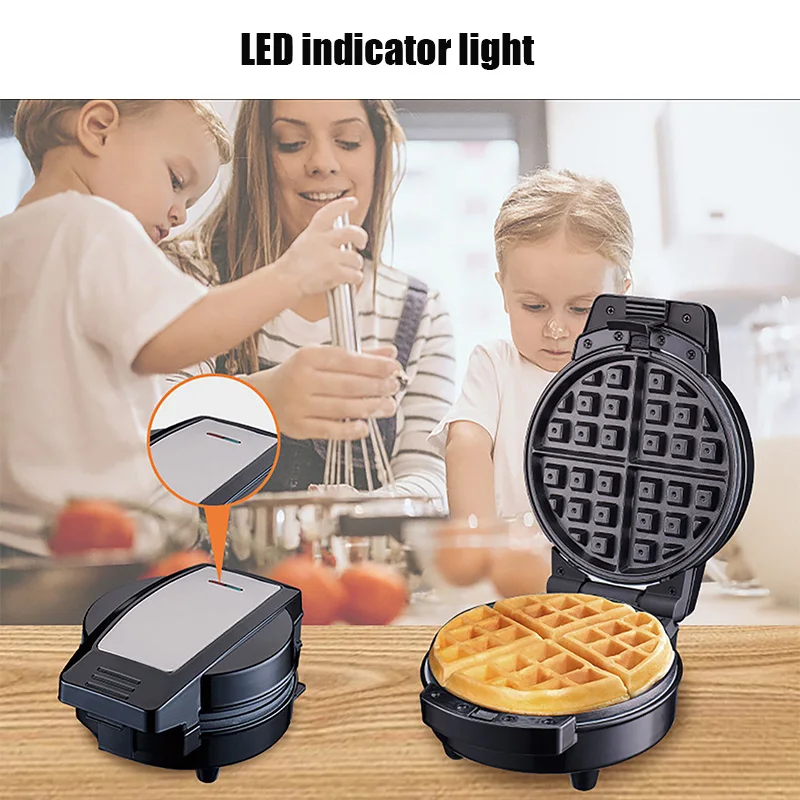 3in1 Exchangeable Waffle Sandwich Donut Maker Non-Stick Multi-Function Electric Breakfast Cake Baking Machine