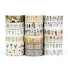 NEW 1PC 10M Decor pressed flowers Neutral leaf flowers Washi Tape Set for Scrapbooking Journaling Masking Tape Cute Stationery 1