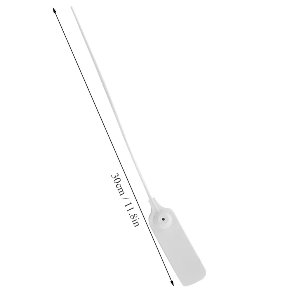 100개 보안 잠금 플라스틱 보안 씰 30cm 변조 방지 플라스틱 씰 패키지 씰 물류용