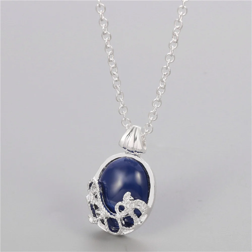Collier Pendentif Vampire Diaries – Catherine – Acier Inoxydable – Neuf