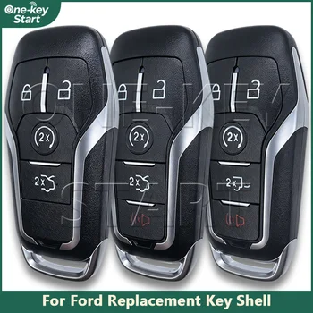  Guscio chiave di ricambio per telecomando auto per Ford Mondeo Mustang Taurus Edge Explorer Escape/Kuga Escape Flex F-150【AVVIAMENTO CON UN SOLO TASTO】