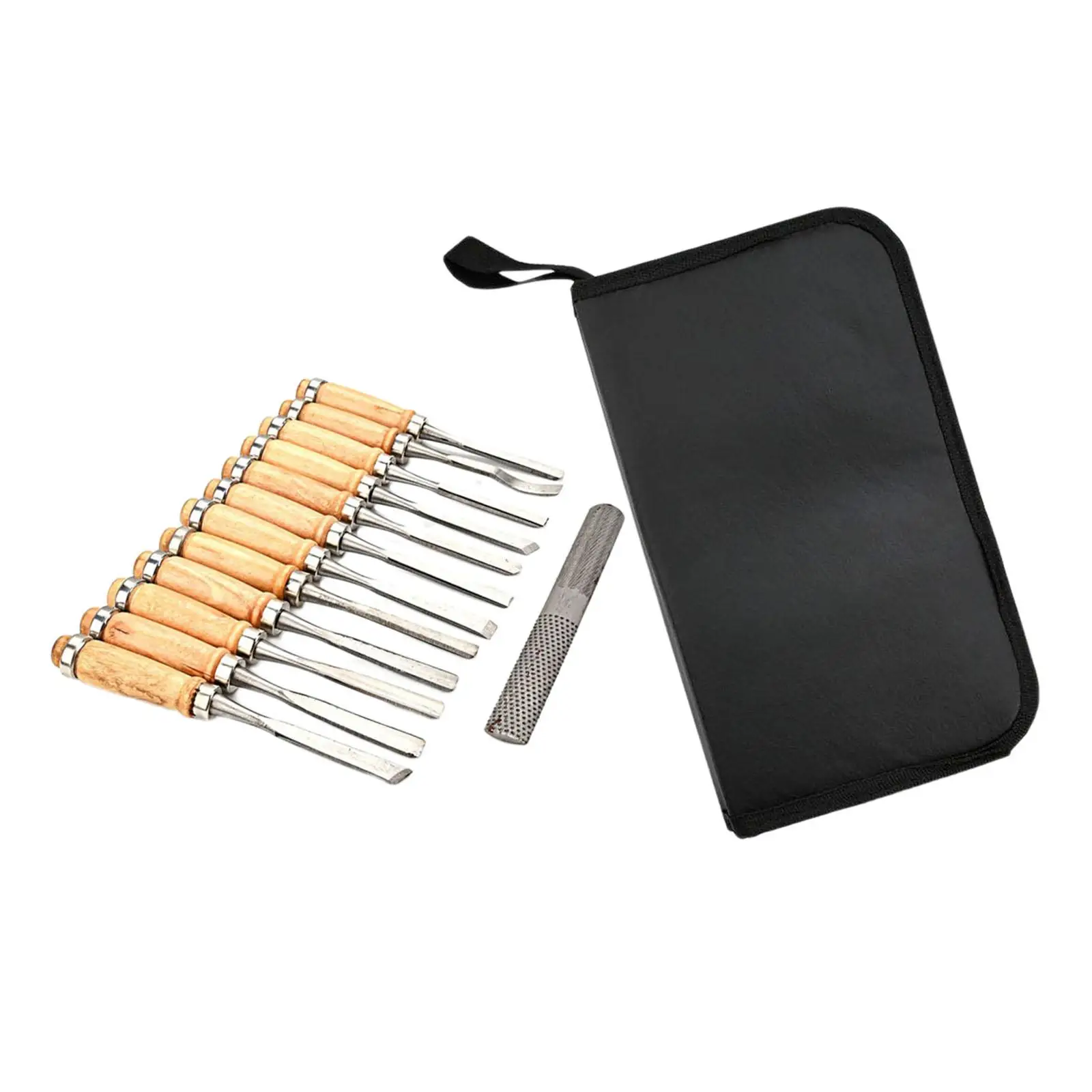 

Luthier Tools Fret File Set Wooden Handle Guitar Maintenance Set for Woodworking Carving