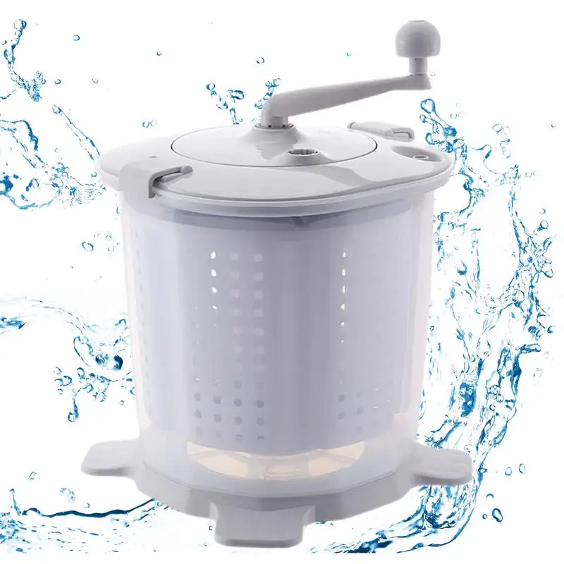 PortableManualNonElectricWashingMachineHandCrankWasherSuitable