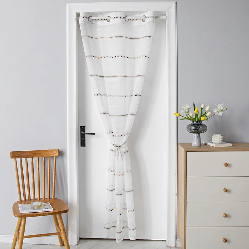 Window Curtain Room Divider Door Divider Sheer Curtain Doorway