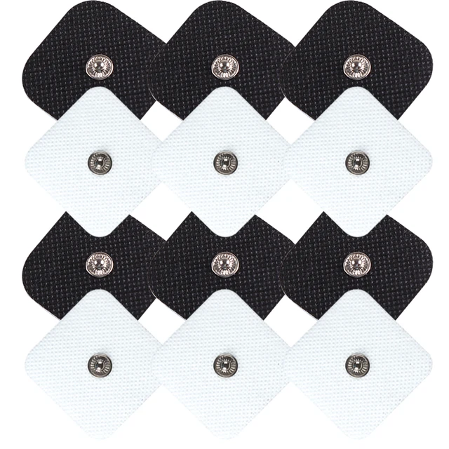 50/100pcs4x4cm EMS TENS Electrode Pads Gel for Acupuncture Physiotherapy Massage Device Pulse Muscle Stimulator Massager Sticker 3